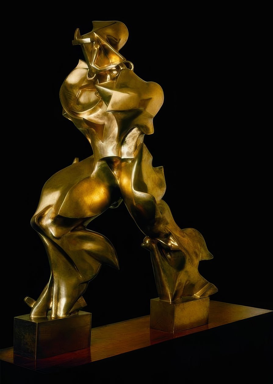 Uzayda benzersiz süreklilik biçimleri by Umberto Boccioni