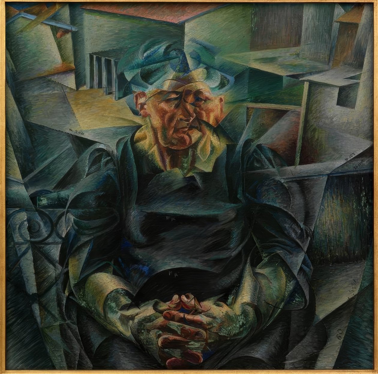 yatay yapı by Umberto Boccioni