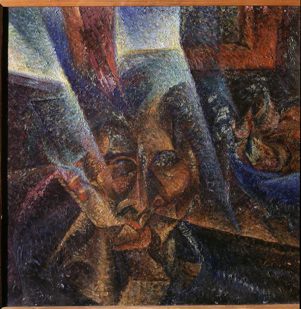 Işık, yüz ve atmosfer by Umberto Boccioni
