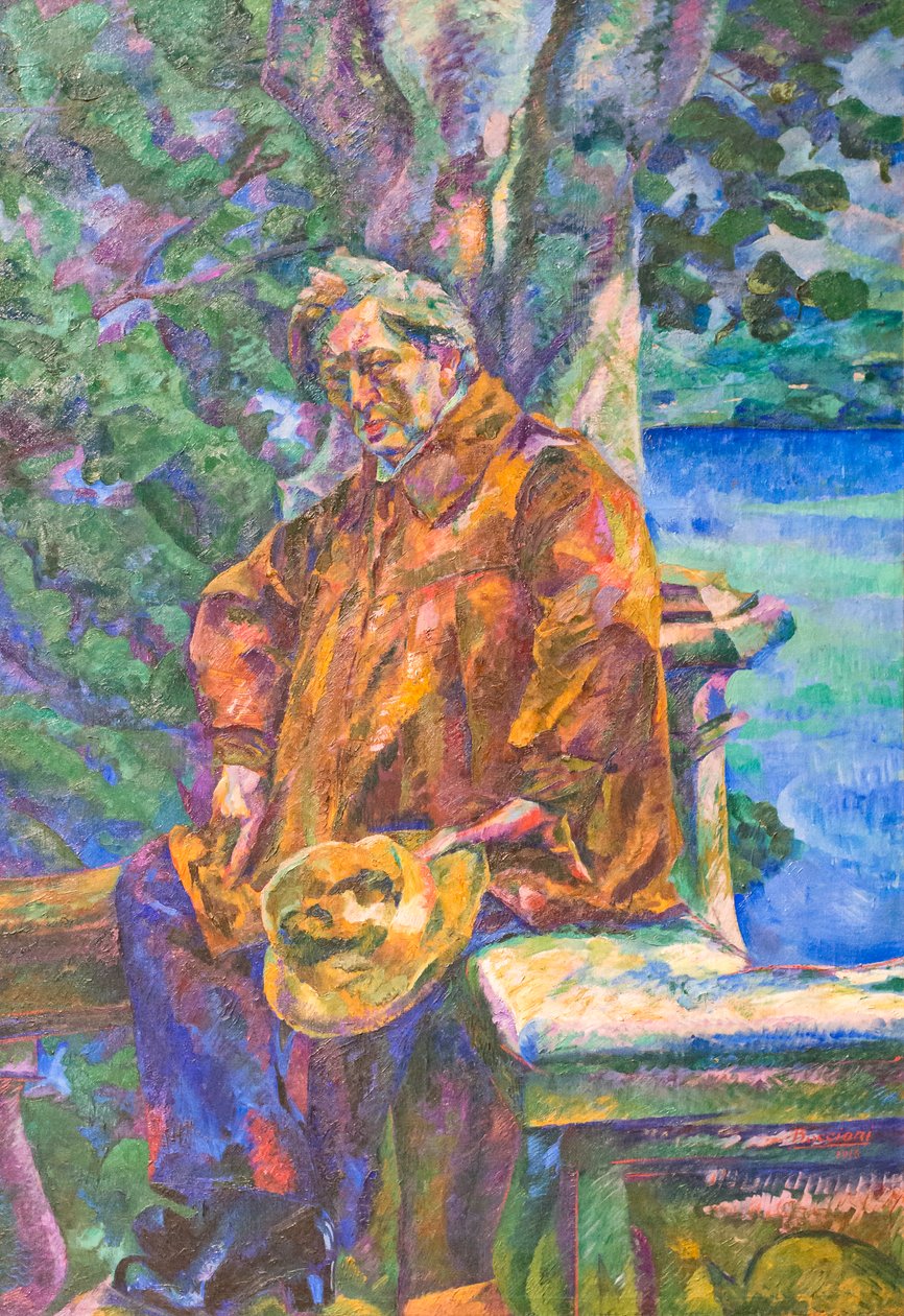 Ferruccio Busoni'nin Portresi by Umberto Boccioni