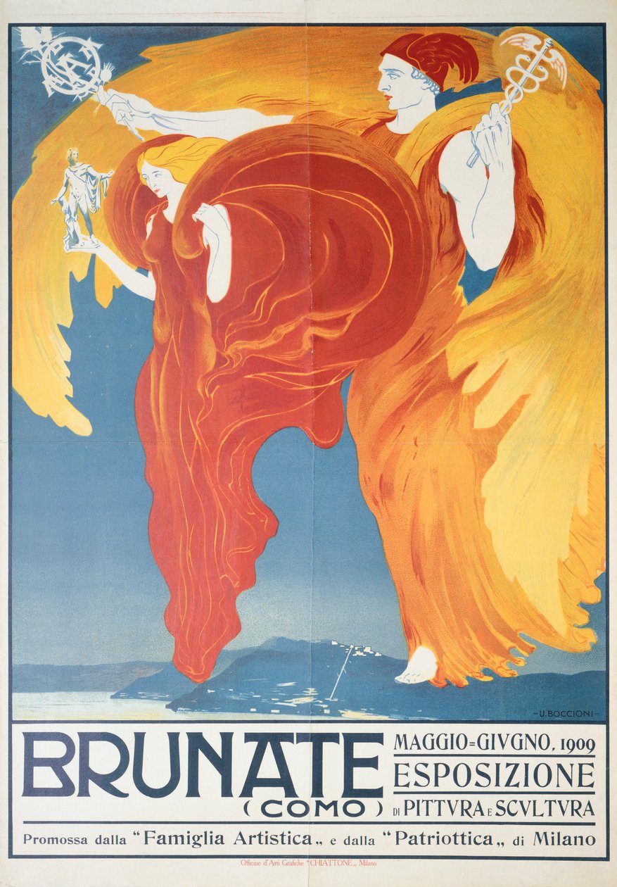 Umberto Boccioni (1882-1916) tarafından Brunate