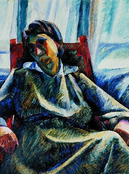 Silvia (tuval üzerine yağlı boya) by Umberto Boccioni