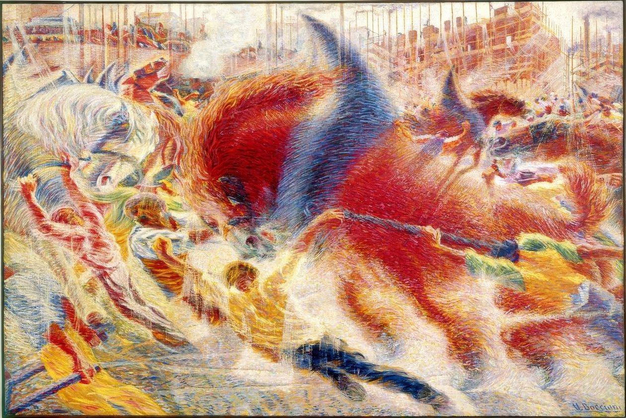 Şehir Yükseliyor by Umberto Boccioni