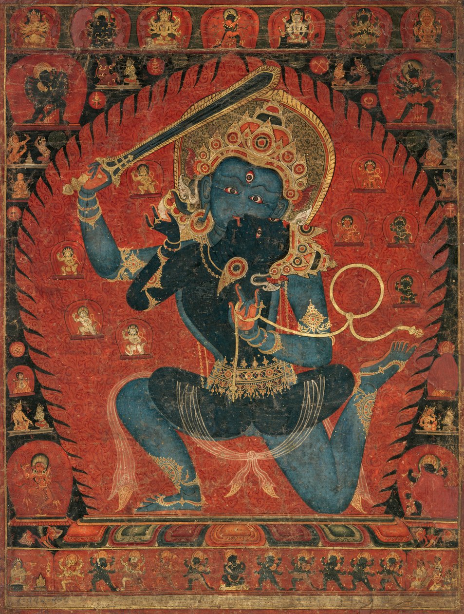 Akela, Consort Vishwavajri ile by Unbekannt Unbekannt
