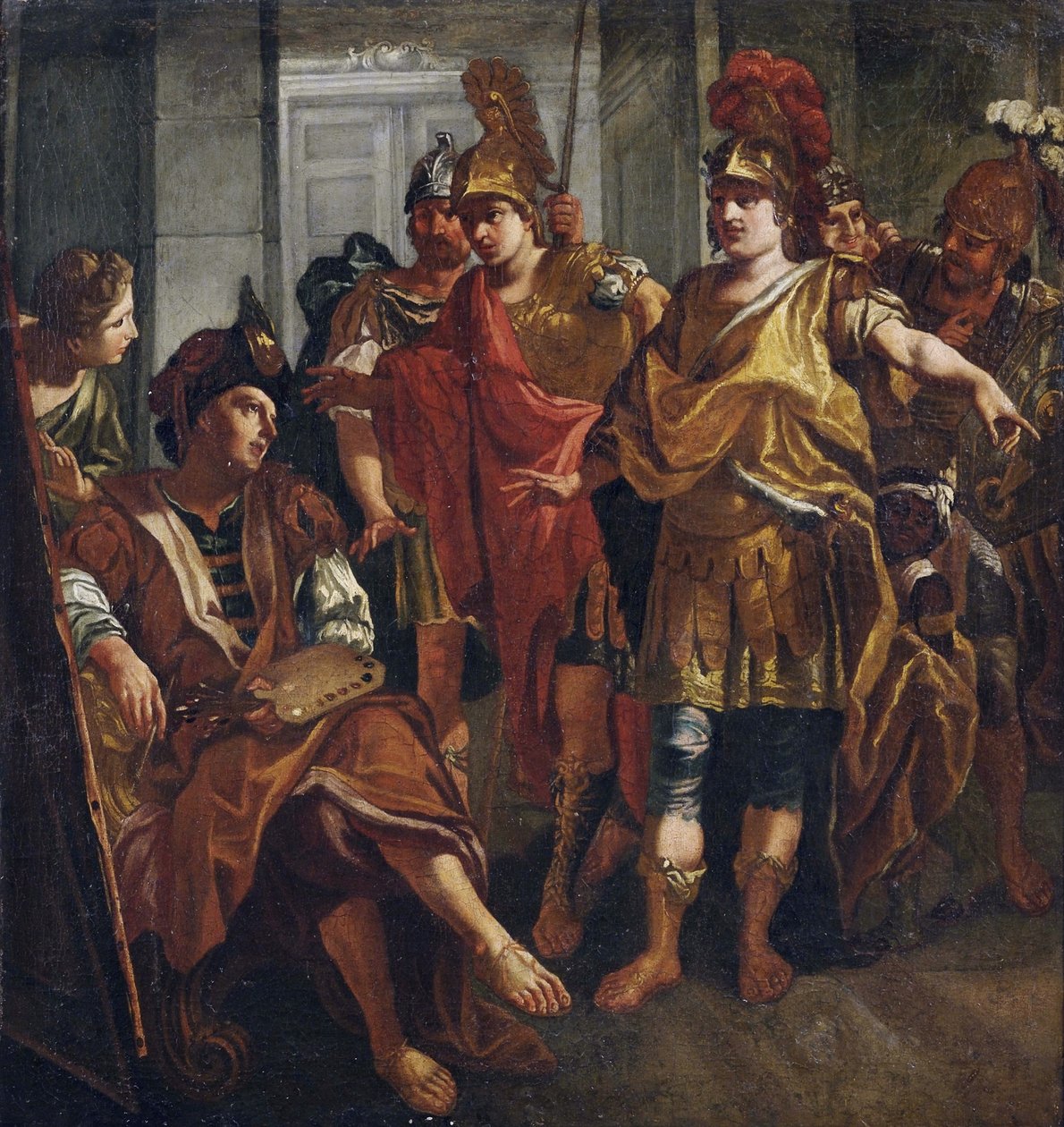 Büyük İskender ve Apelles by Unbekannt Unbekannt