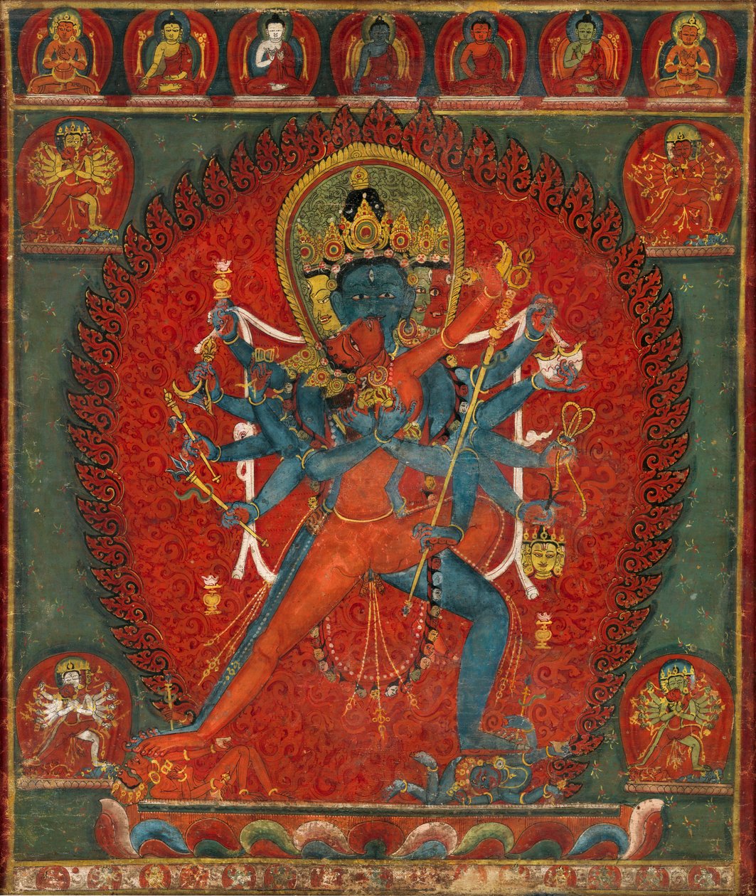 Çakrasanvara ve Vajravarahi by Unbekannt Unbekannt