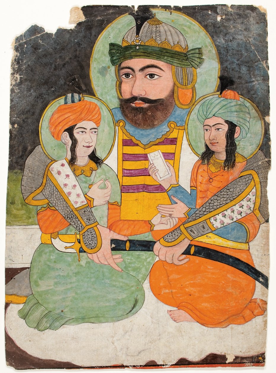Hazreti Ali iki oğluyla by Unbekannt Unbekannt