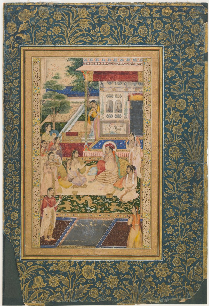 Noor Jahan ile Jahangir ve Prens Khurram by Unbekannt Unbekannt