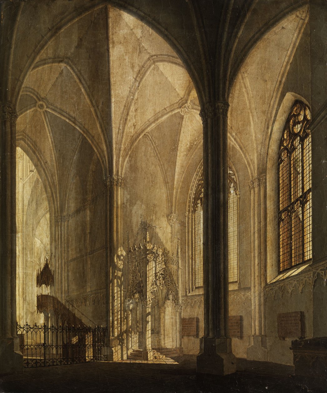 Kilise iç. 19. yüzyıl by Unbekannt Unbekannt