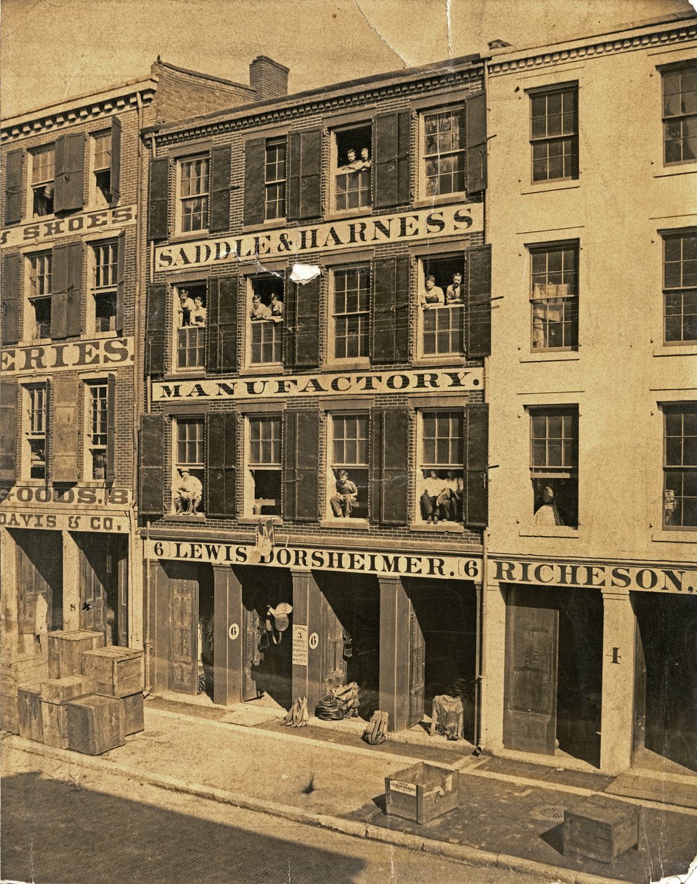 Lewis Dorsheimer Eyer ve Koşum Fabrikası, 6 Kuzey Ana Cadde by Unbekannt Unbekannt