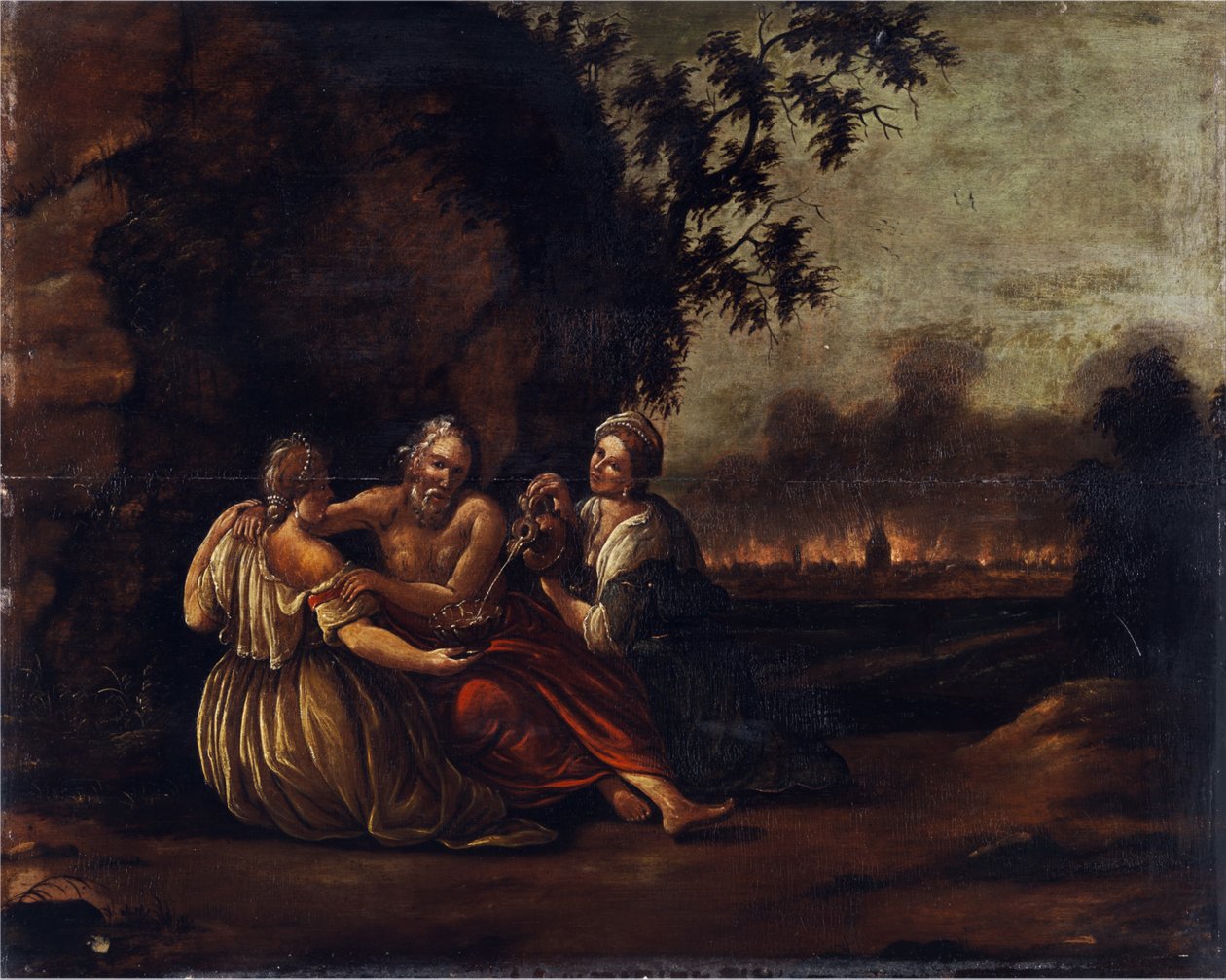 Lut ve kızları yanan Sodom