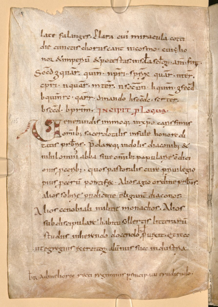 MS Clm 1086, folyo 71v. Hygeburg