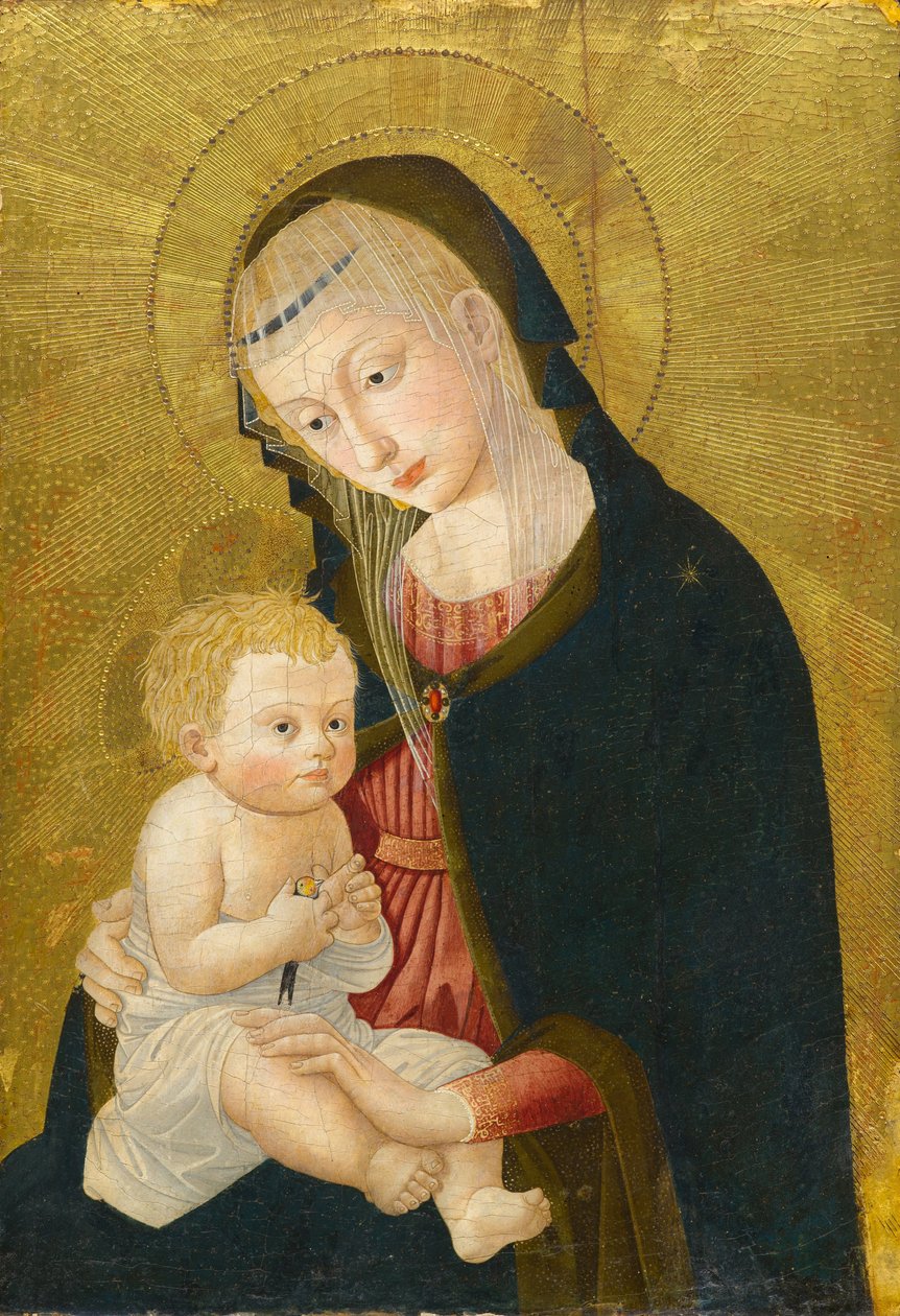 madonna ve çocuk by Unbekannt Unbekannt