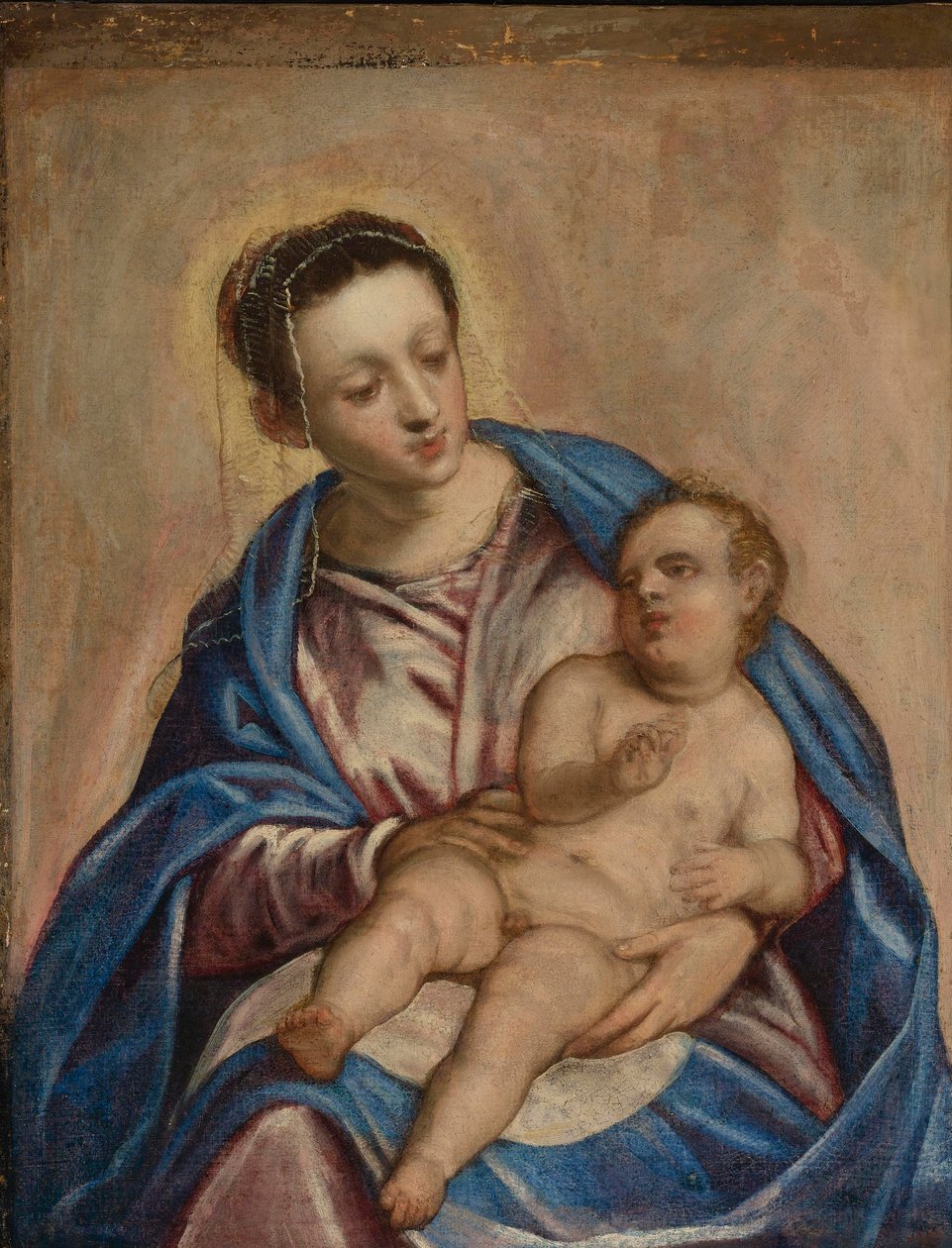 madonna ve çocuk by Unbekannt Unbekannt