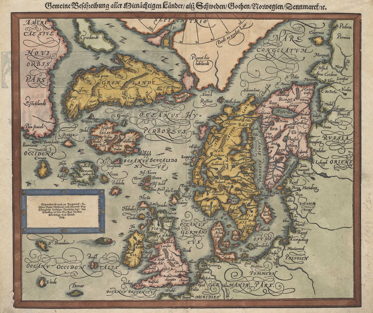 1588 dolaylarında İzlanda haritası by Unbekannt Unbekannt