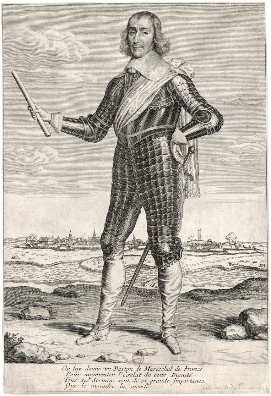 Abraham de Fabert (1599-1662), Fransa mareşali by Unbekannt Unbekannt