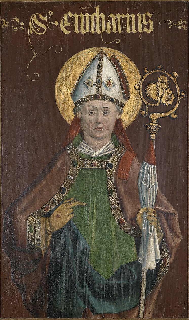 Kutsal Eucharius ile sunak kanadı by Unbekannt Unbekannt