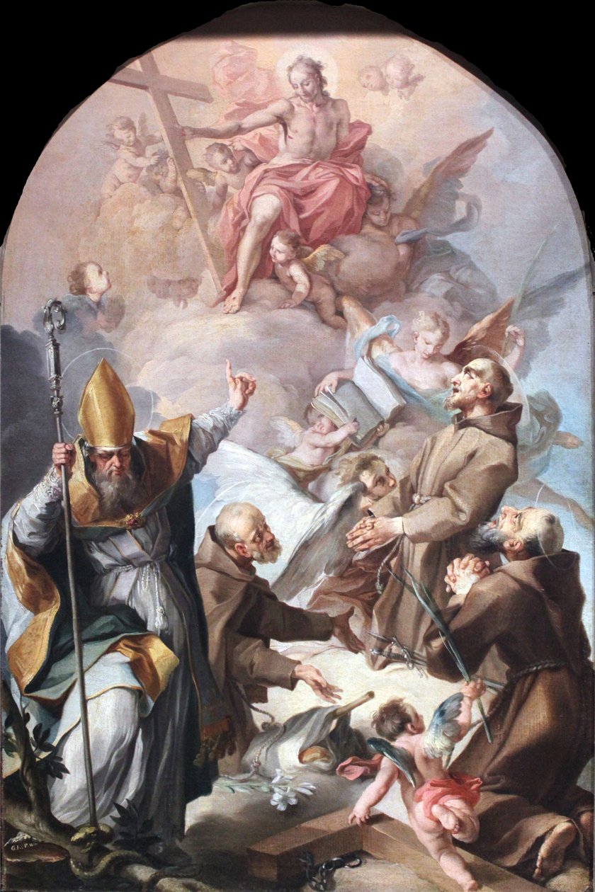 Üç Capuchin Azizi ve İsa