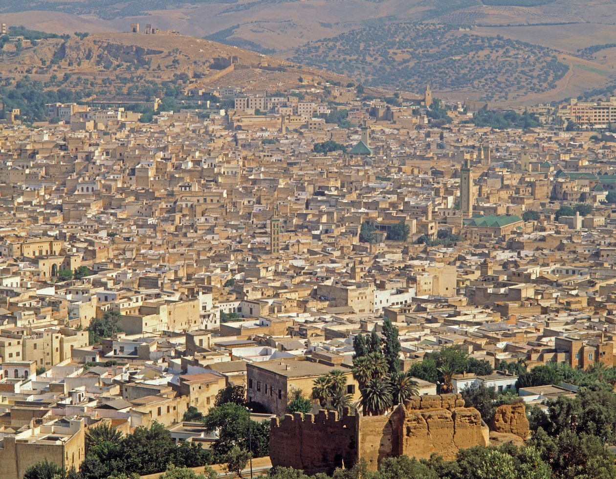 Aerial view of the city  by Unbekannt Unbekannt