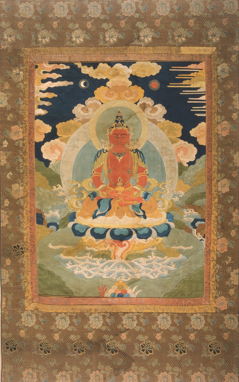 Sanatçı, bilinmeyen yapımcı, Çinli - Amitayus, Sınırsız Yaşamın Bodhisattva