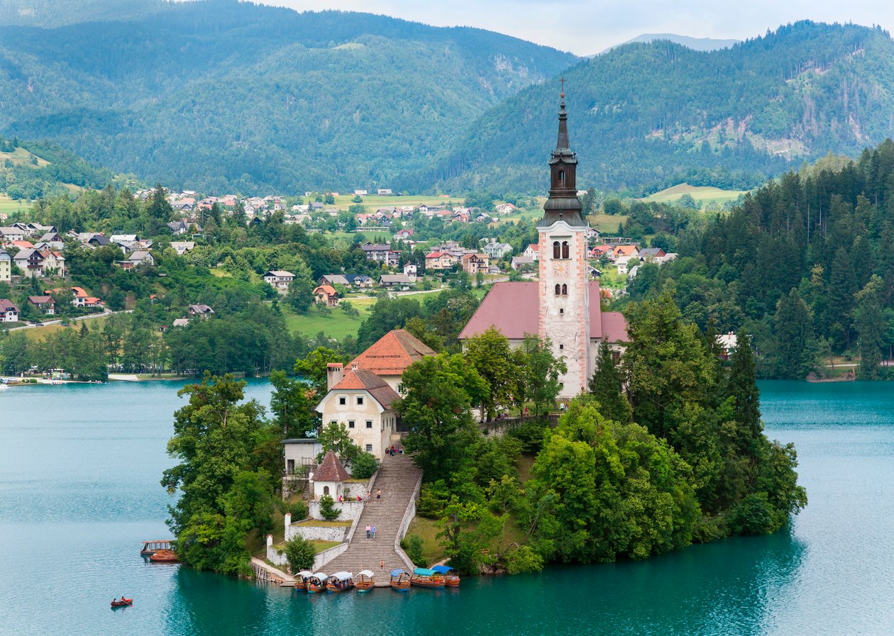 Bled, Slovenya Göğe Kabul Kilisesi, Bled Adası by Unbekannt Unbekannt