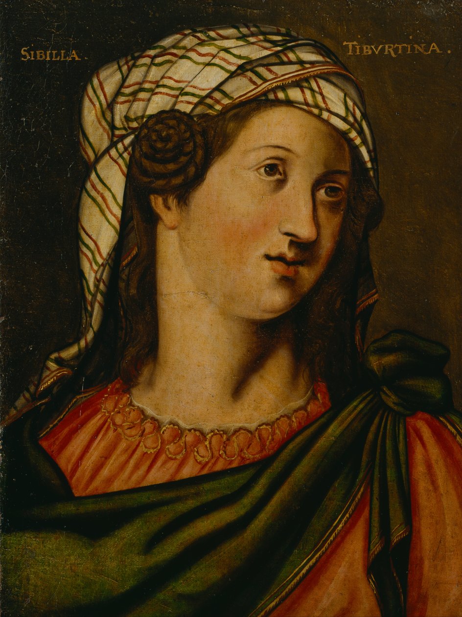İngiliz Okulu - Tiburtine Sibyl by Unbekannt Unbekannt