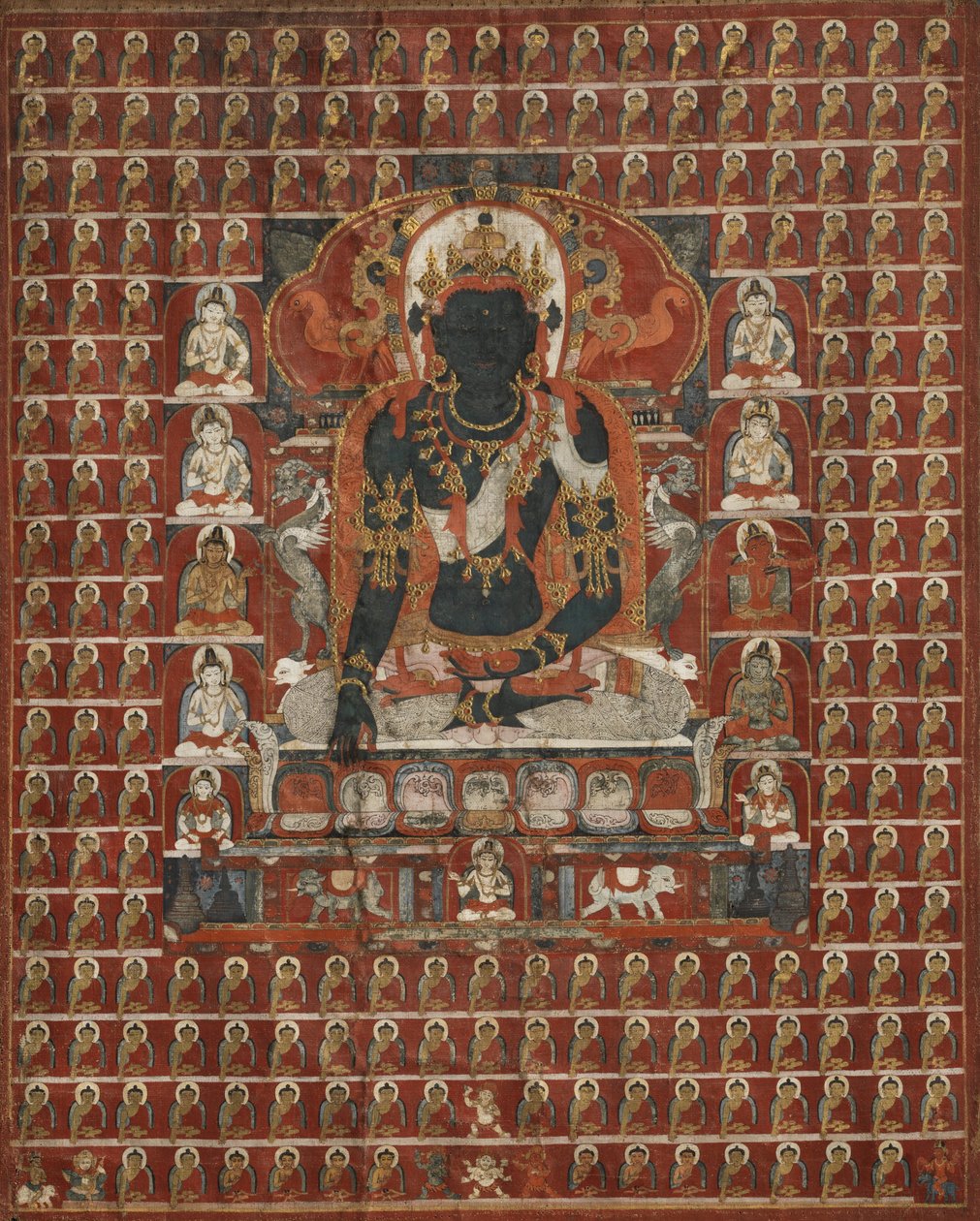 Buddha Akshobhya ve Sarvadurgatiparishodhana Mandala