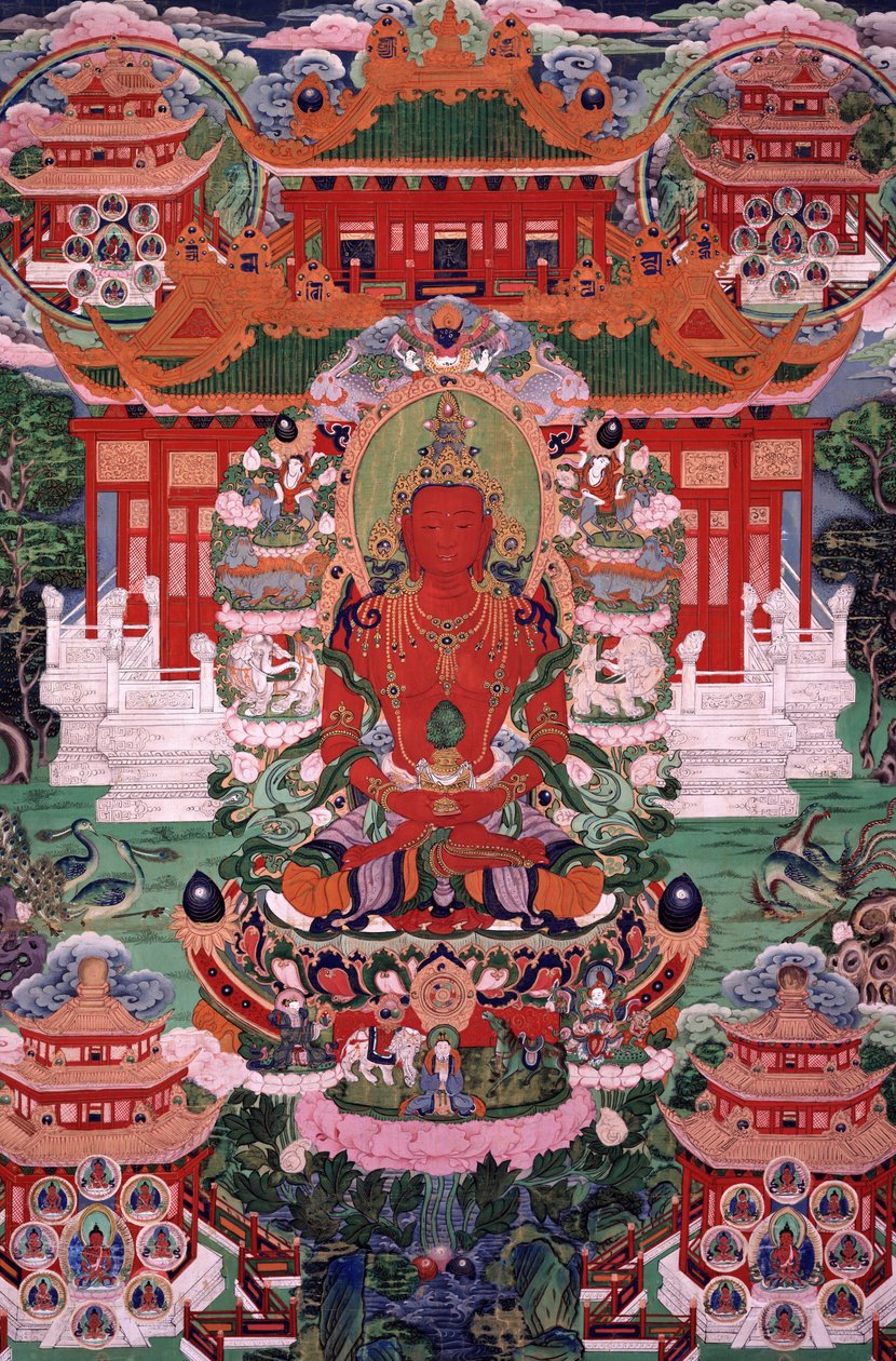 Buda Amitayus Saf Ülkesinde by Unbekannt Unbekannt