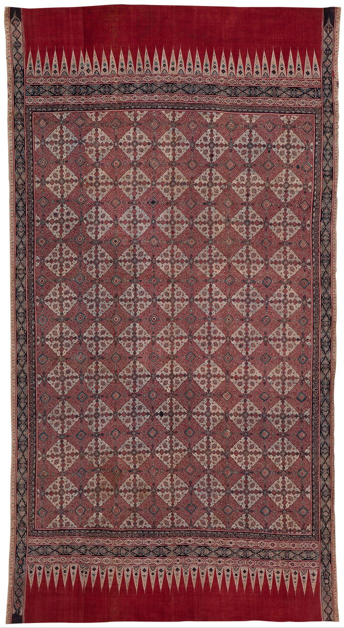 Sonsuz düğüm motifli tören örtüsü ve kutsal yadigarı (sembagi) by Unbekannt Unbekannt