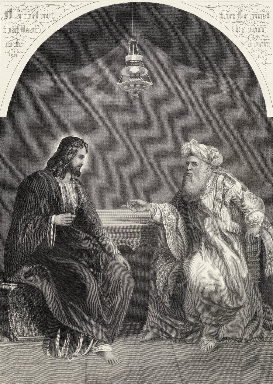 Mesih ve Nikodemus, S. Allen tarafından 
