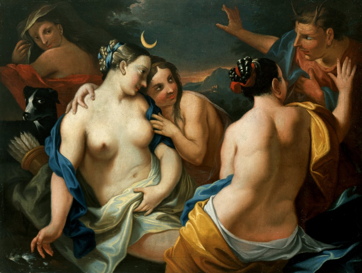 Diana ve Aktaeon by Unbekannt Unbekannt