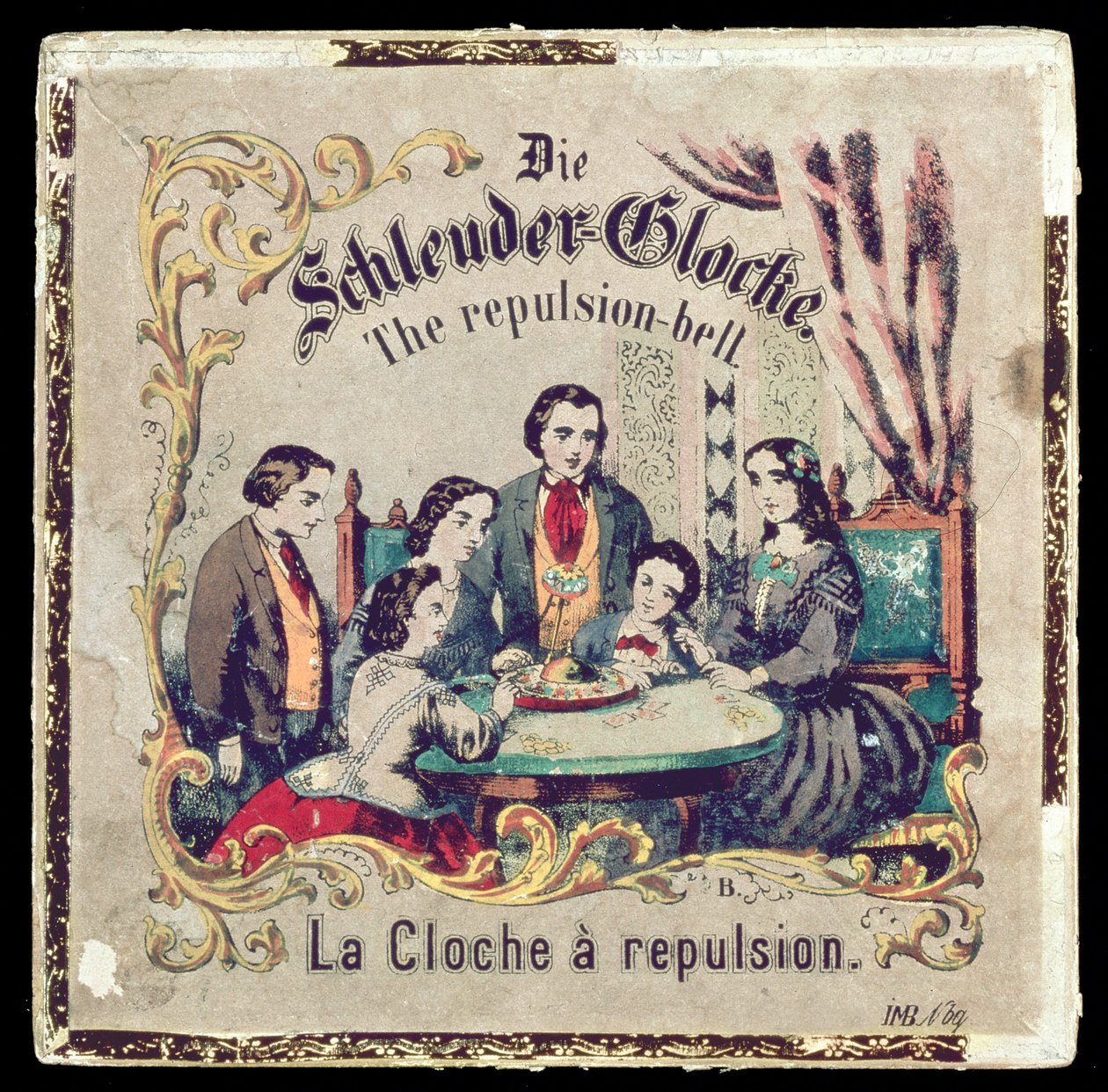 Die Schleuder Glocke - İtme zili - La Cloche bir itme, 1860 dolayları karışık medya by Unbekannt Unbekannt