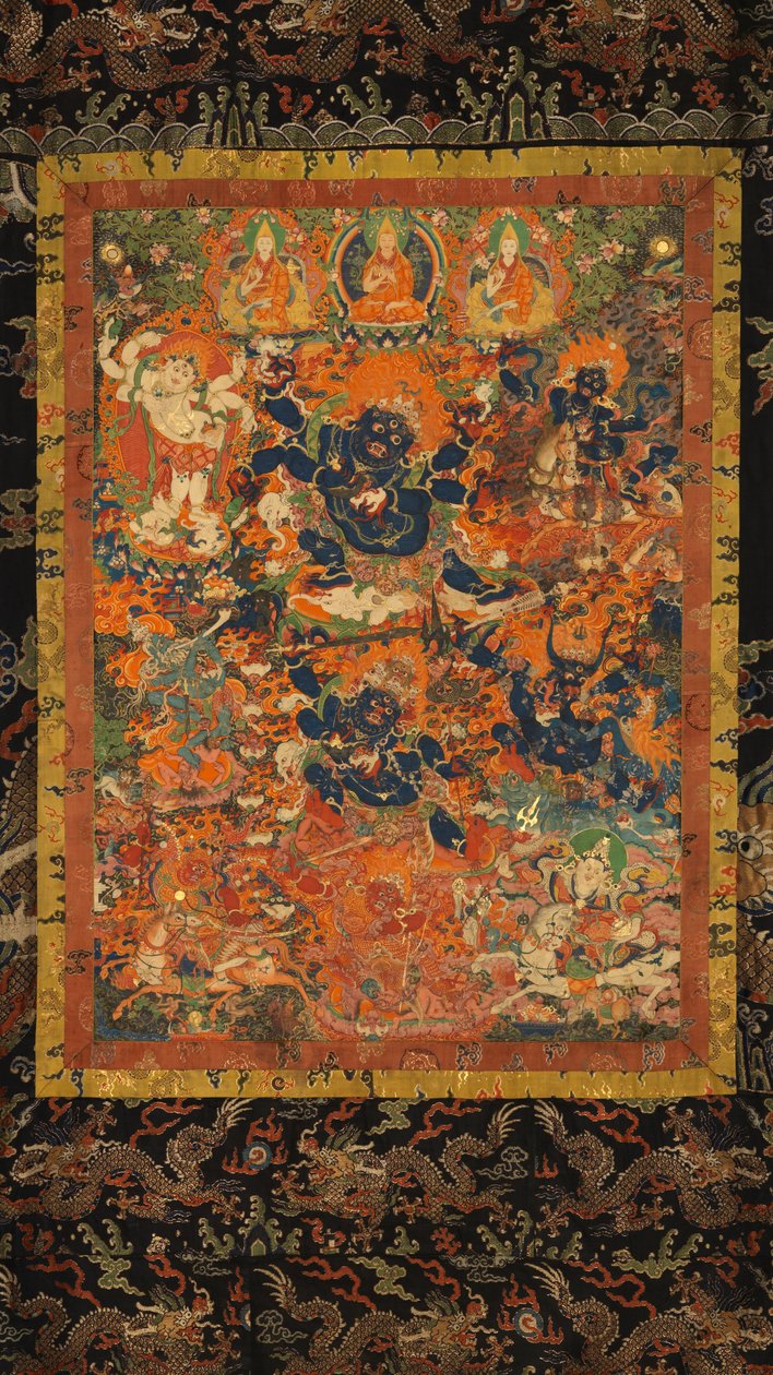 Mahakala ve diğer Koruyucuların Çeşitli Formları by Unbekannt Unbekannt