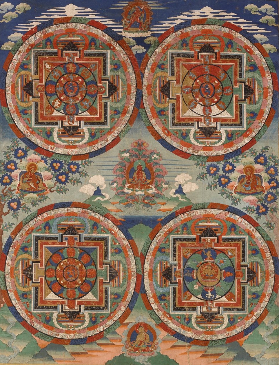 dört mandala by Unbekannt Unbekannt