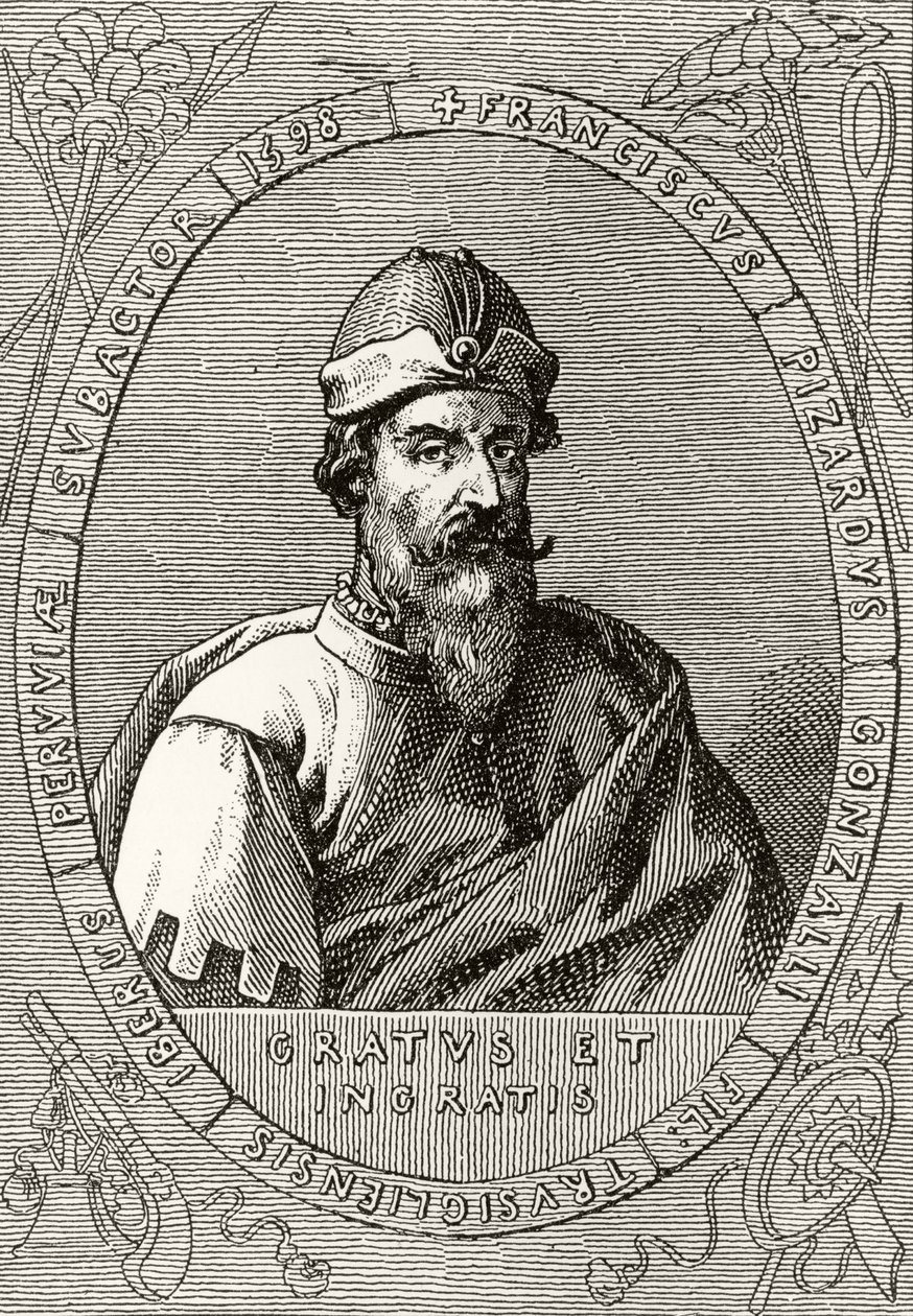 Francisco Pizarro Gonzalez yer tutucu resmi by Unbekannt Unbekannt