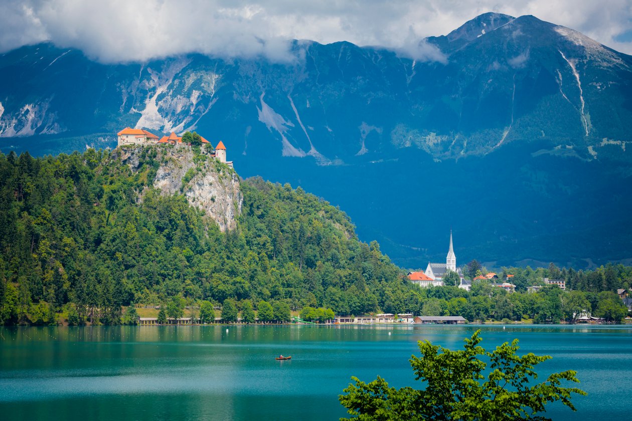 Bled Gölü, Slovenya. by Unbekannt Unbekannt