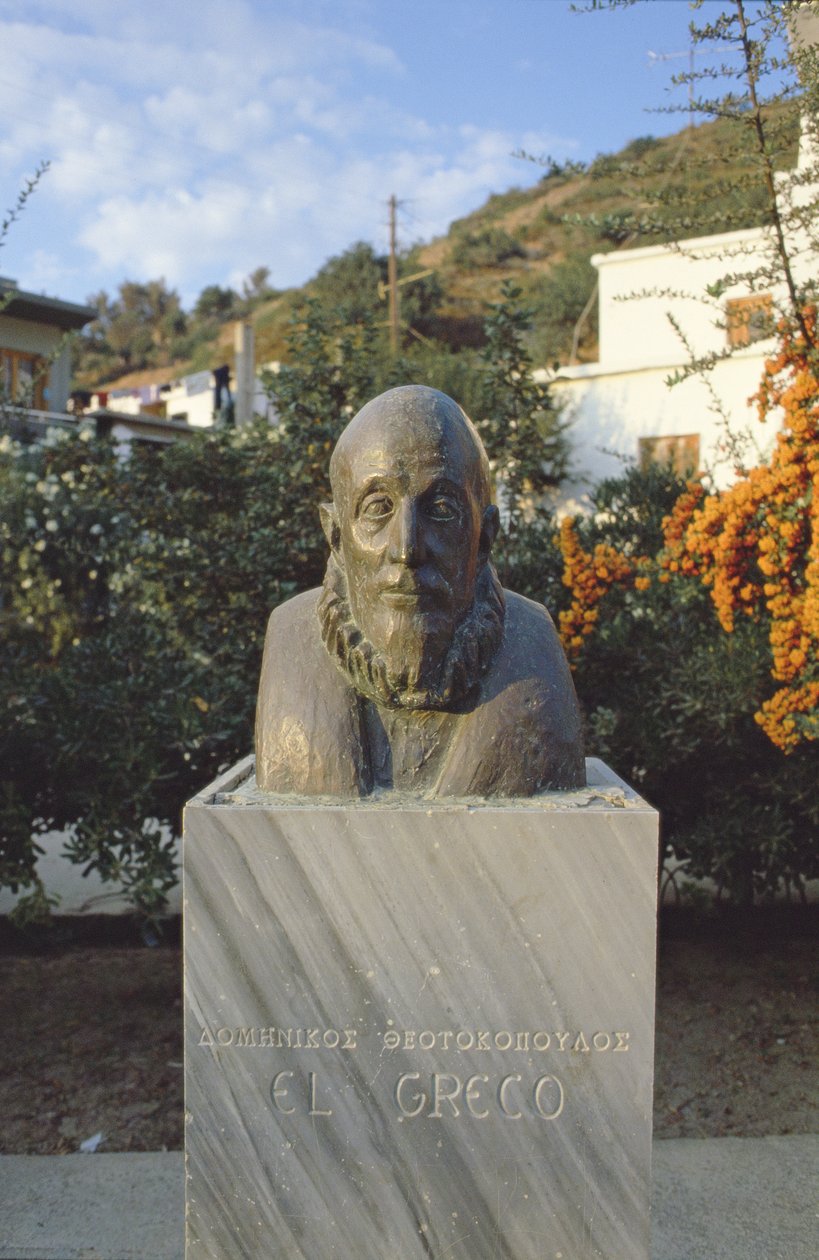 El Greco Anıtı (1541-1614) by Unbekannt Unbekannt