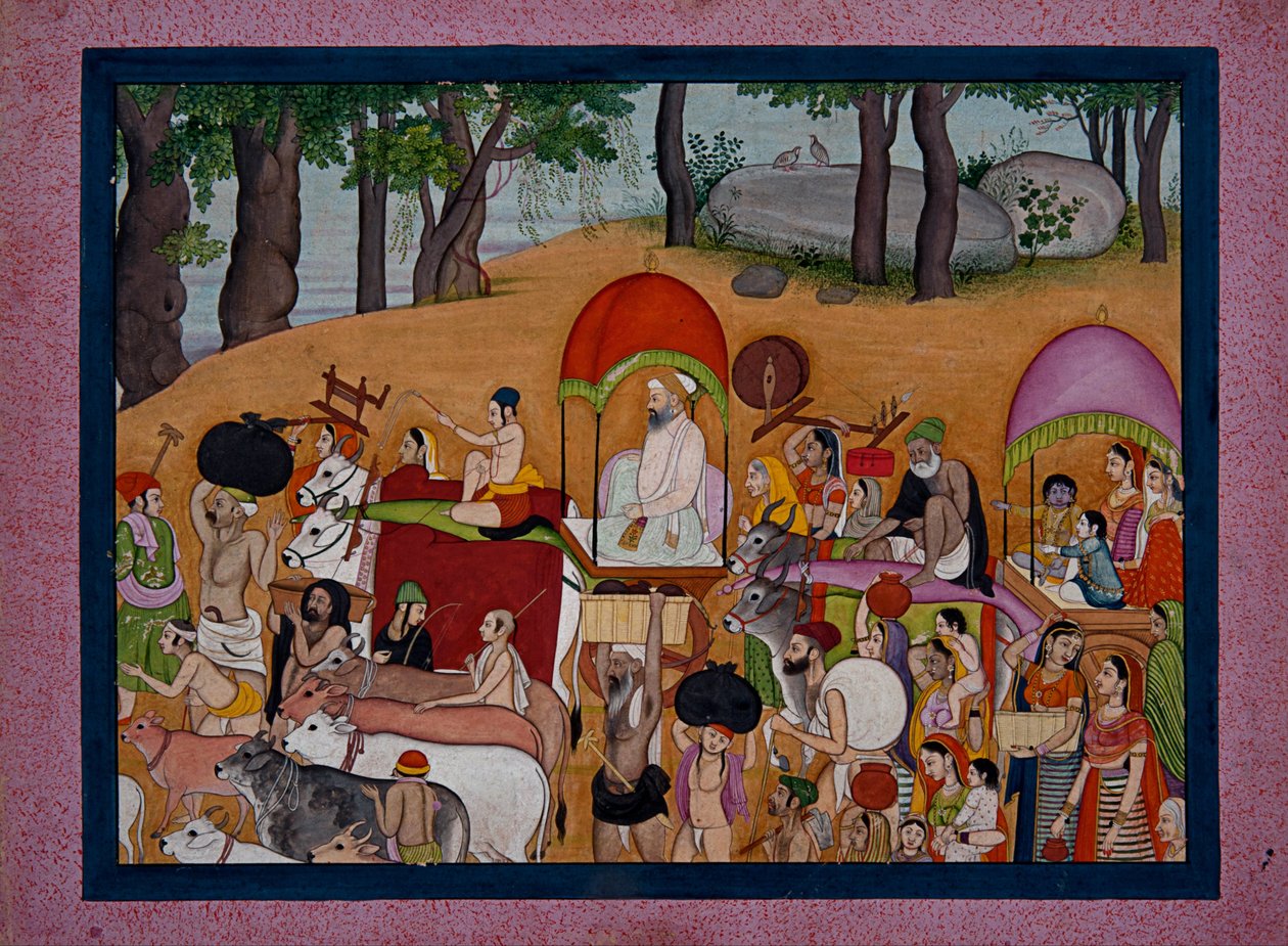 Nanda ve diğer çobanlar Vrindavan