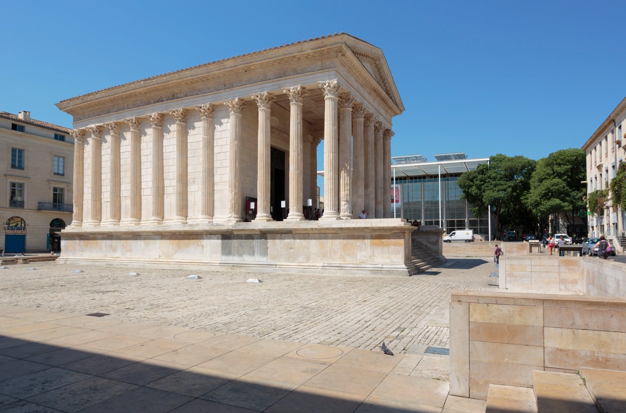 Nimes, France. Maison Carree.  by Unbekannt Unbekannt