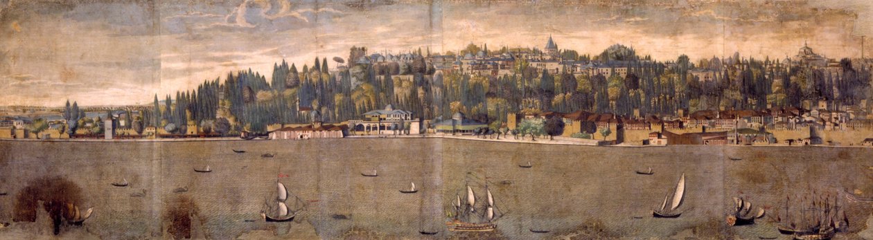 Konstantinopolis Panoraması by Unbekannt Unbekannt