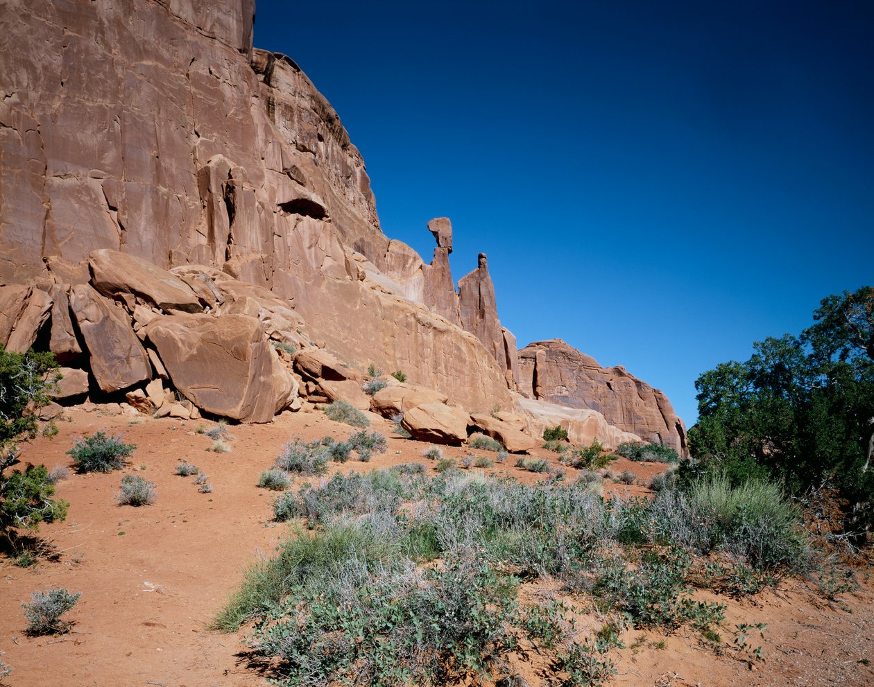 Park Avenue, Arches Ulusal Parkı, Utah by Unbekannt Unbekannt