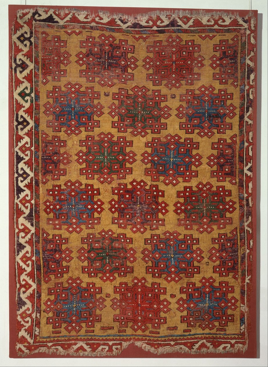 Geçmeli Rozetli Halı by Unbekannt Unbekannt