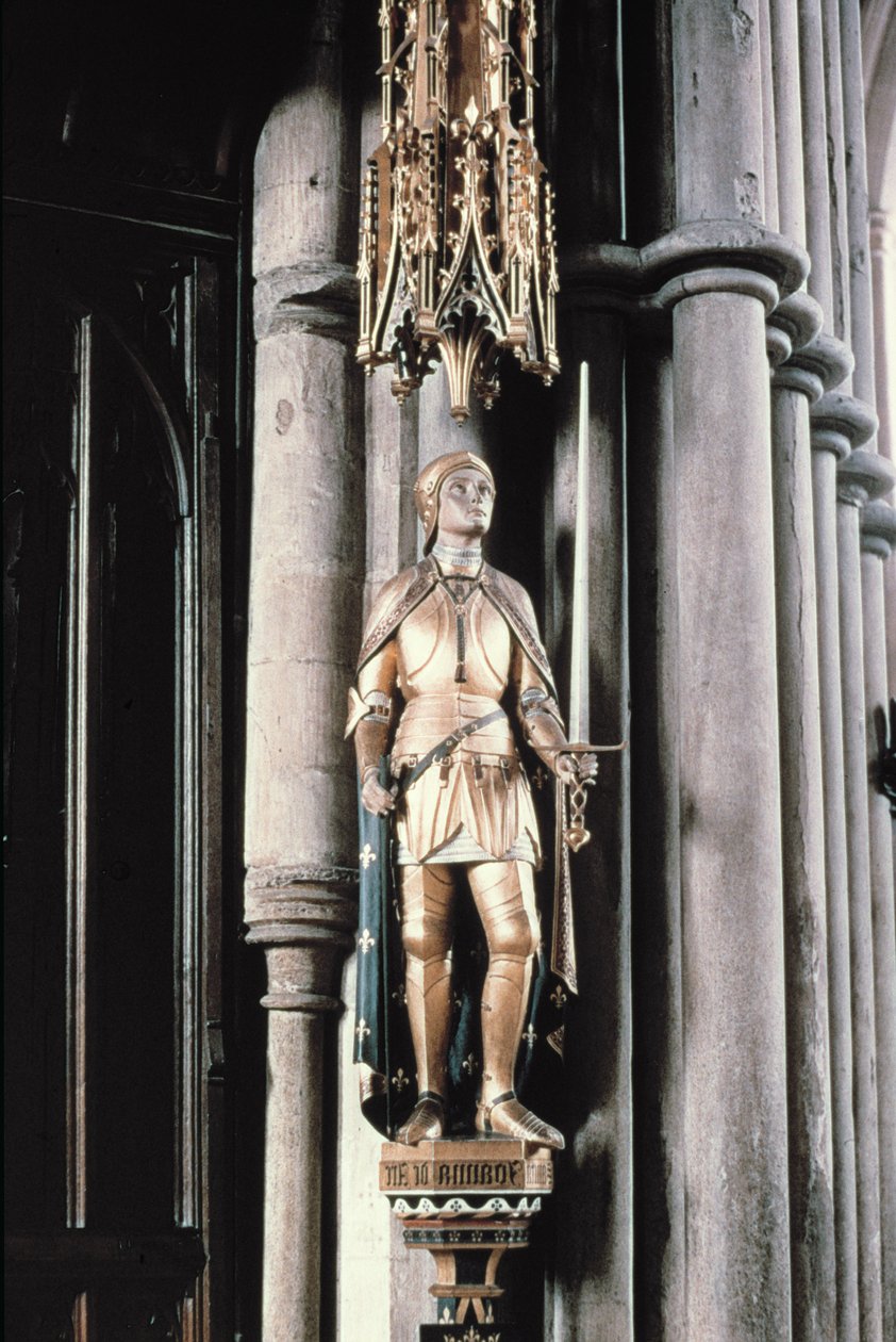 Aziz Joan of Arc, Sir Ninian Comper (1864-1960) 1925 tarafından bronz heykel by Unbekannt Unbekannt