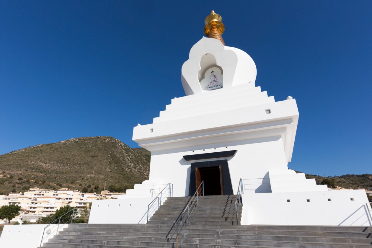 Stupa, Benalmadena Pueblo, İspanya by Unbekannt Unbekannt