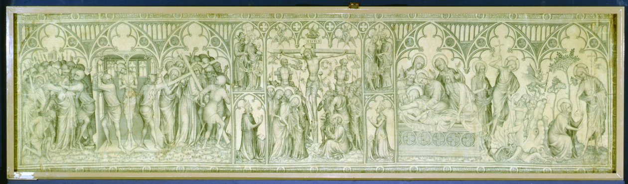 Narbonne Parement, c.1375 (ipek üzerine grisaille) by Unbekannt Unbekannt