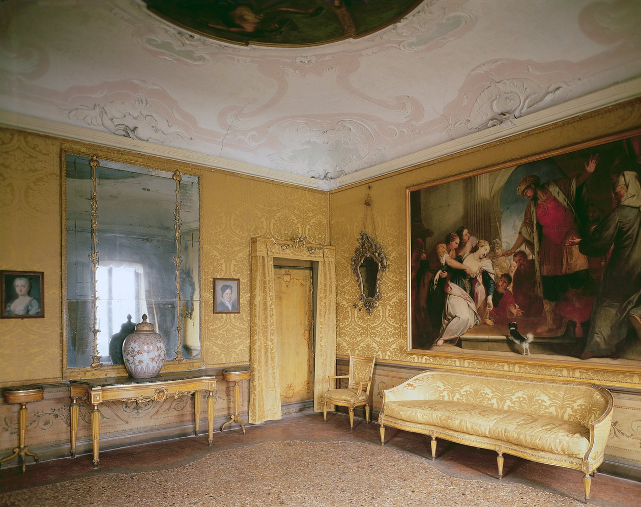 Sarı Çizim Odası, Ca Rezzonico, Museo del Settecento, Venedik fotoğrafı by Unbekannt Unbekannt