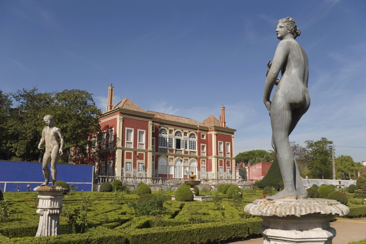 The palace seen from the gardens  by Unbekannt Unbekannt