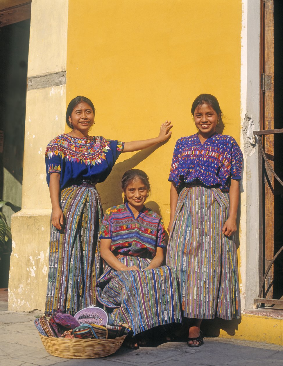 Three Guatemalan ladies  by Unbekannt Unbekannt