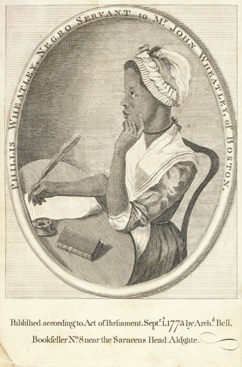 Kimliği Bilinmeyen Sanatçı - Phillis Wheatley by Unbekannt Unbekannt