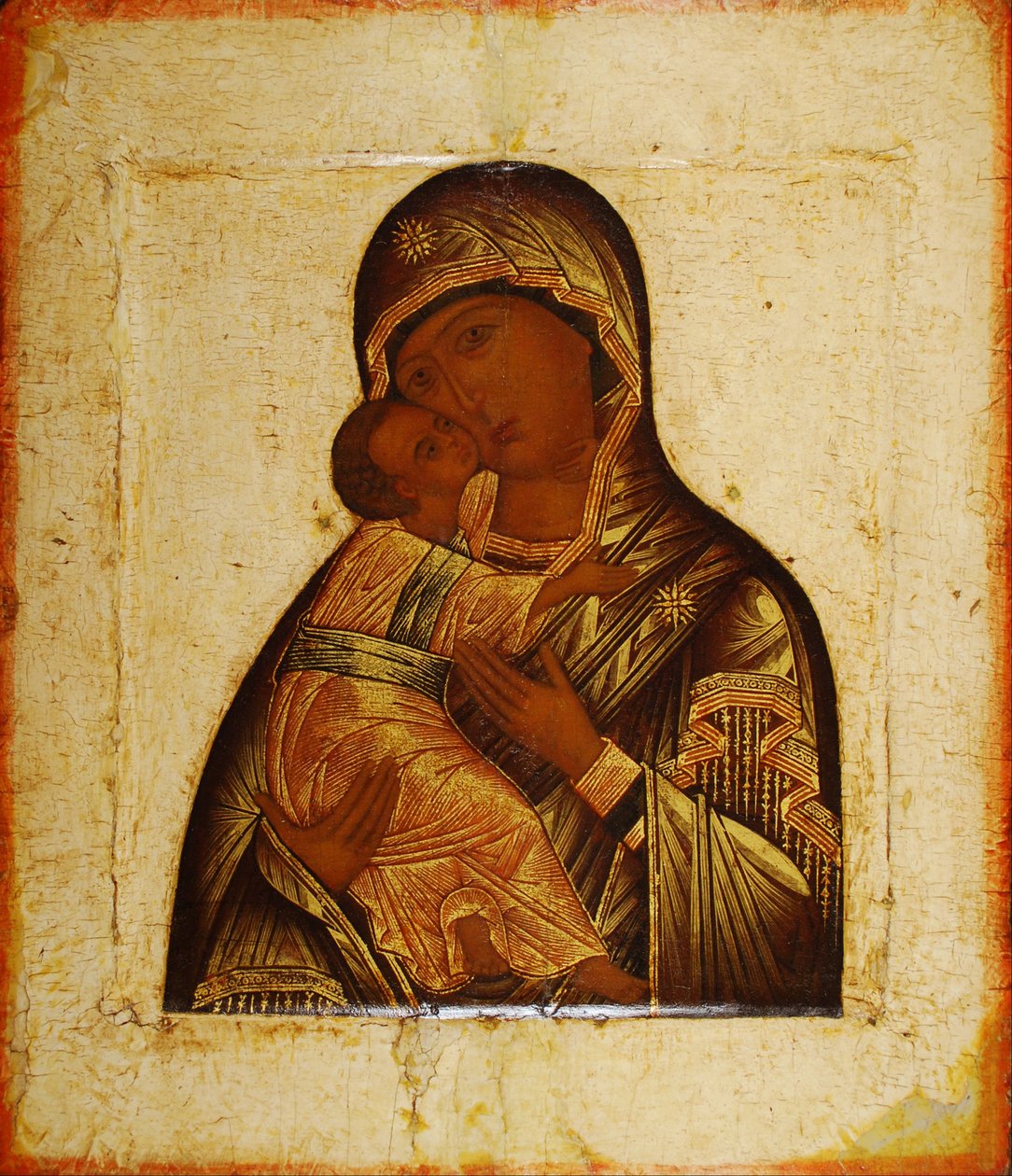 Kimliği belirsiz sanatçı - Çocuklu Şefkatli Madonna by Unbekannt Unbekannt
